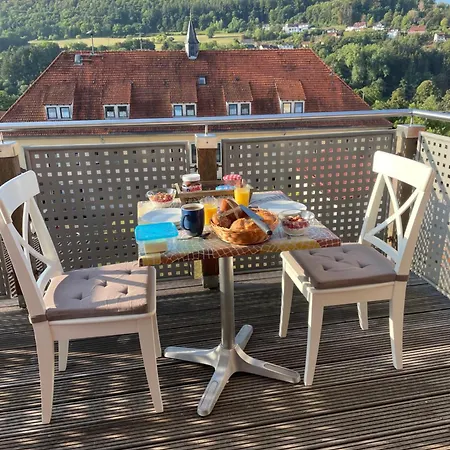 شقة Sonniges Ferienapartment Am Alten Binauer Schloss *